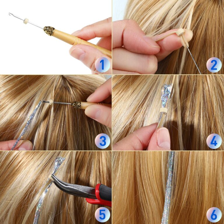 How to Do Hair Tinsel With Beads