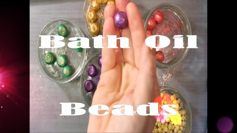 How to Make Bath Oil Beads