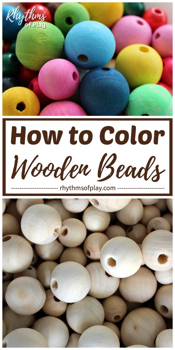 How to Color Wooden Beads