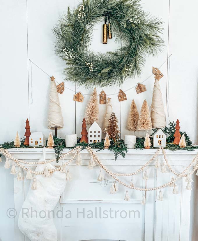 How to Decorate With Wooden Bead Garland