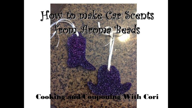 How to Make Aroma Beads Air Fresheners