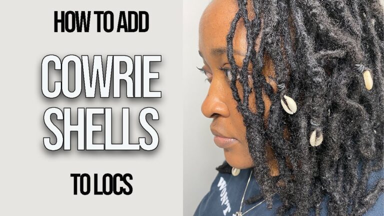 How to Put Shell Beads on Locs