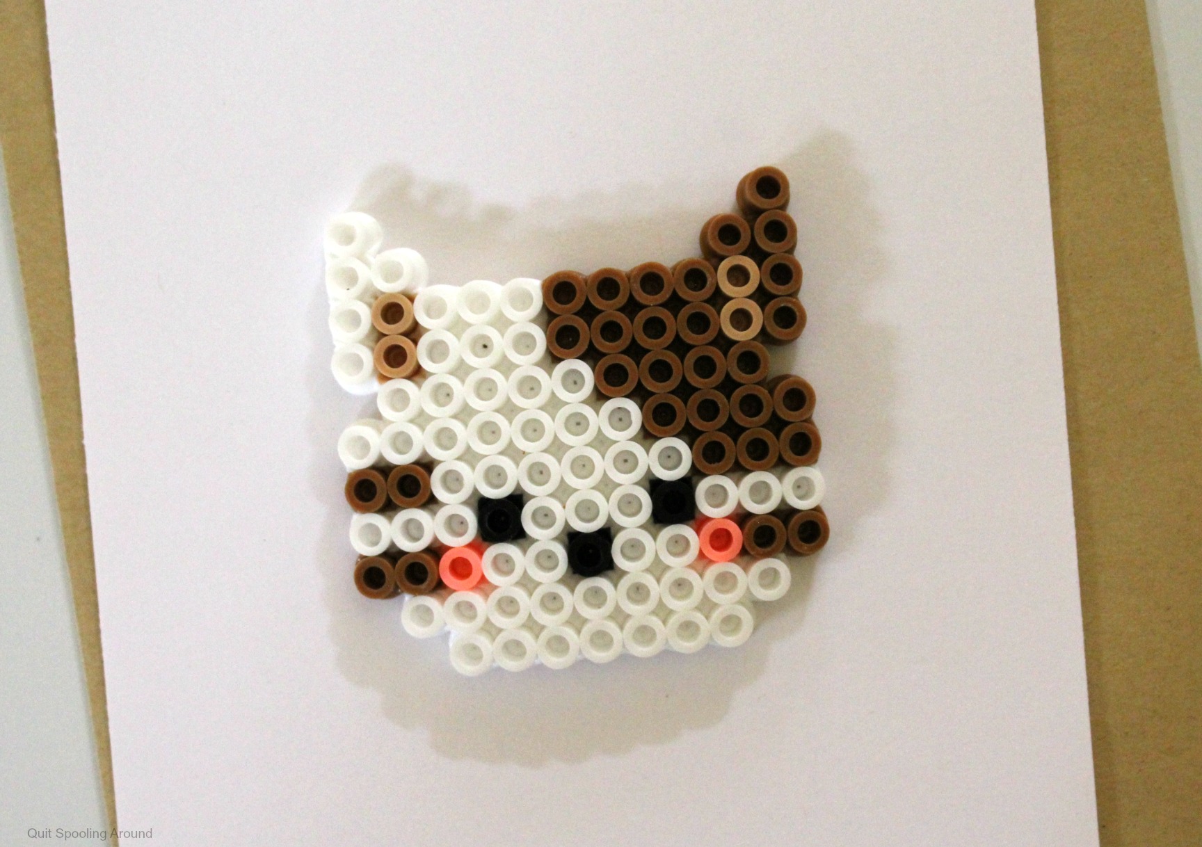How to Make a Cat Out of Perler Beads - Beaded Design