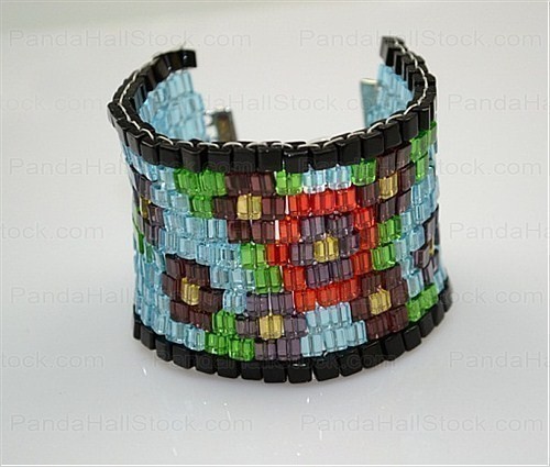 How to Make a Beaded Cuff Bracelet