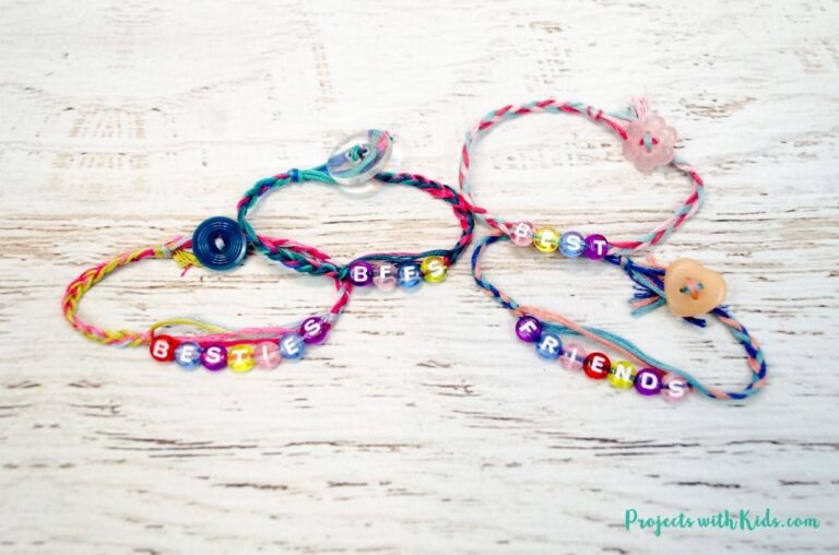 How to Make Bracelets With Letter Beads And String