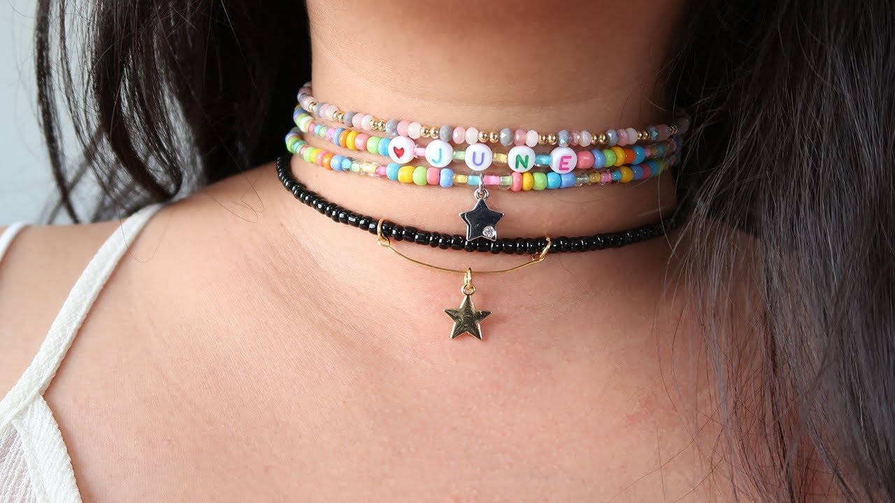 How to Make a Choker Necklace With Beads Beaded Design