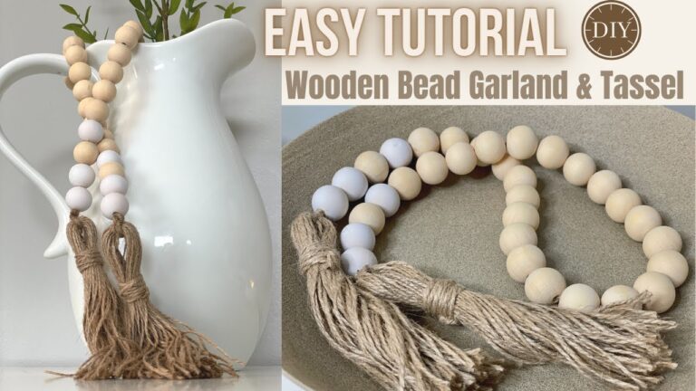 How to Make a Bead Garland