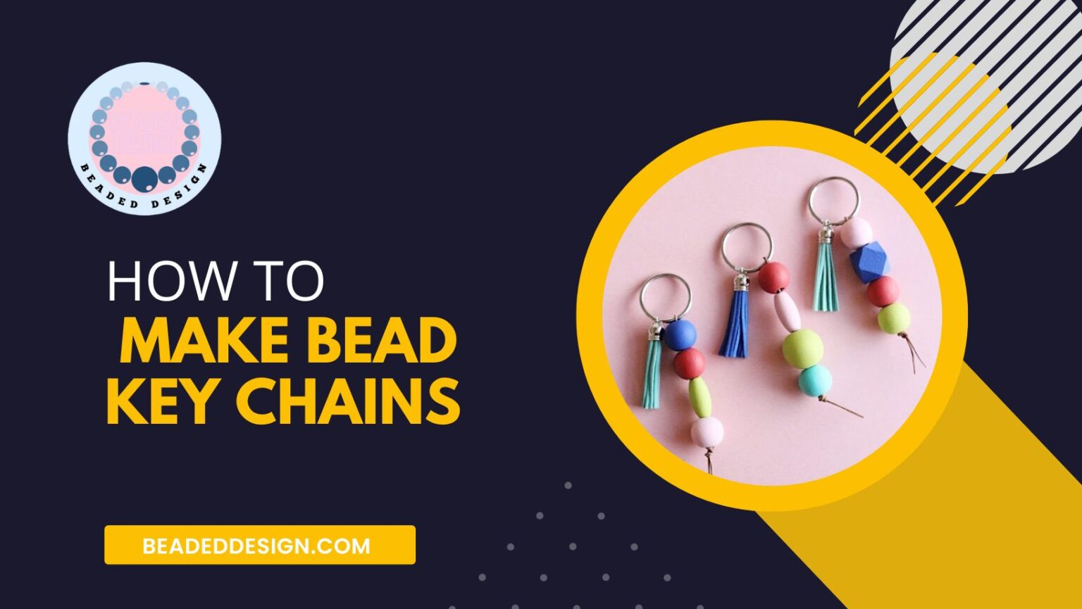 How to Make Bead Key Chains Beaded Design