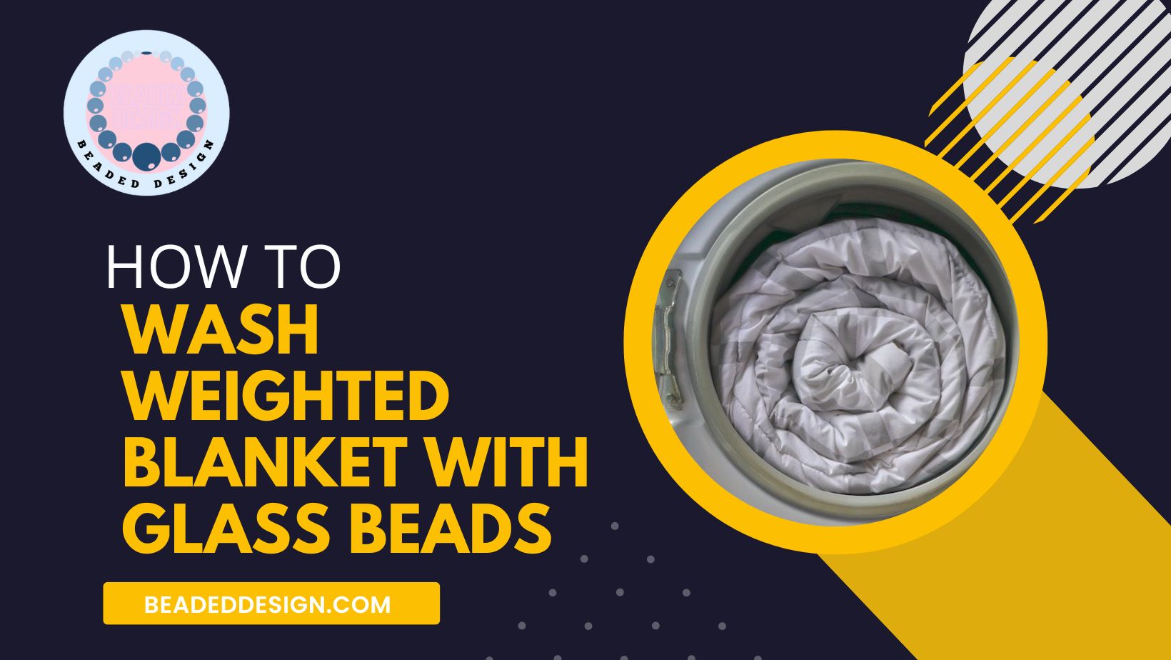 How to Wash Weighted Blanket With Glass Beads Beaded Design